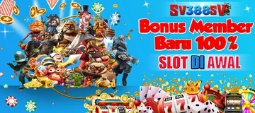 WELCOME BONUS NEW MEMBER SLOT 100%