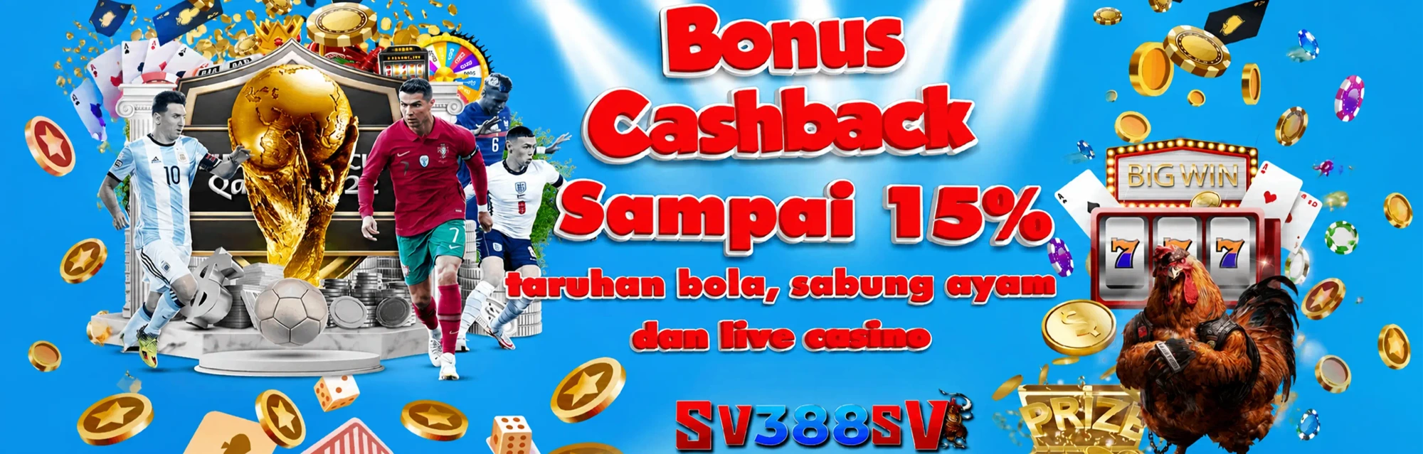  Bonus Cashback Sampai 15% 
